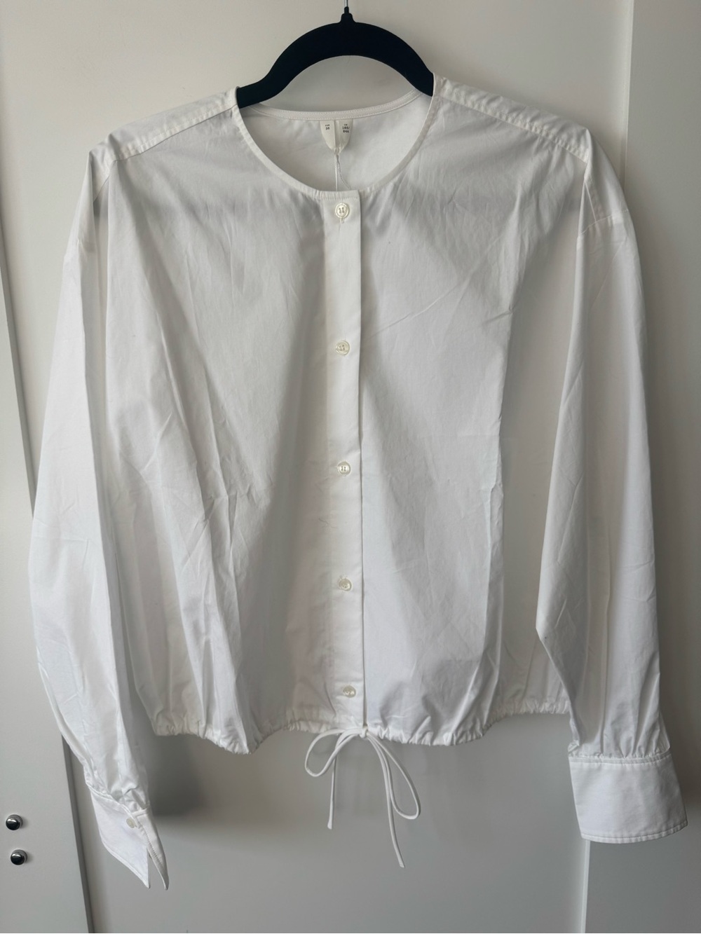 Arket cotton poplin shirt